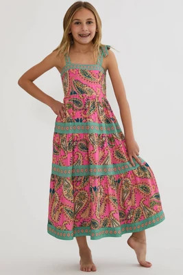 Little Charlotte Dress Capri Soleil Paisley | Beach Riot