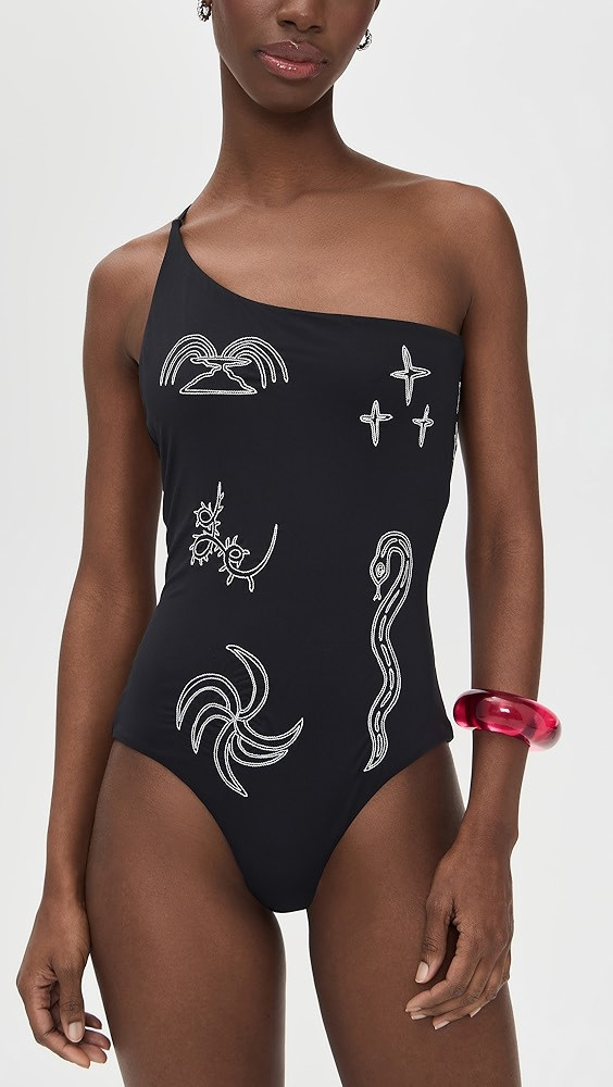 Embroidered Tuffo Bathing Suit | Shopbop