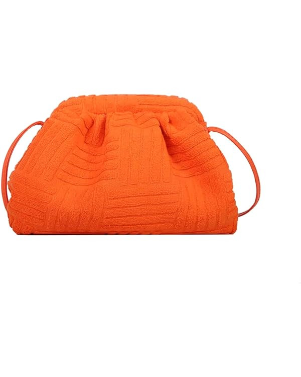 Women's Soft Cloud Bag - Fashion Dumpling One-shoulder Tote - Pleated Pouch Y2K Tote | Amazon (US)