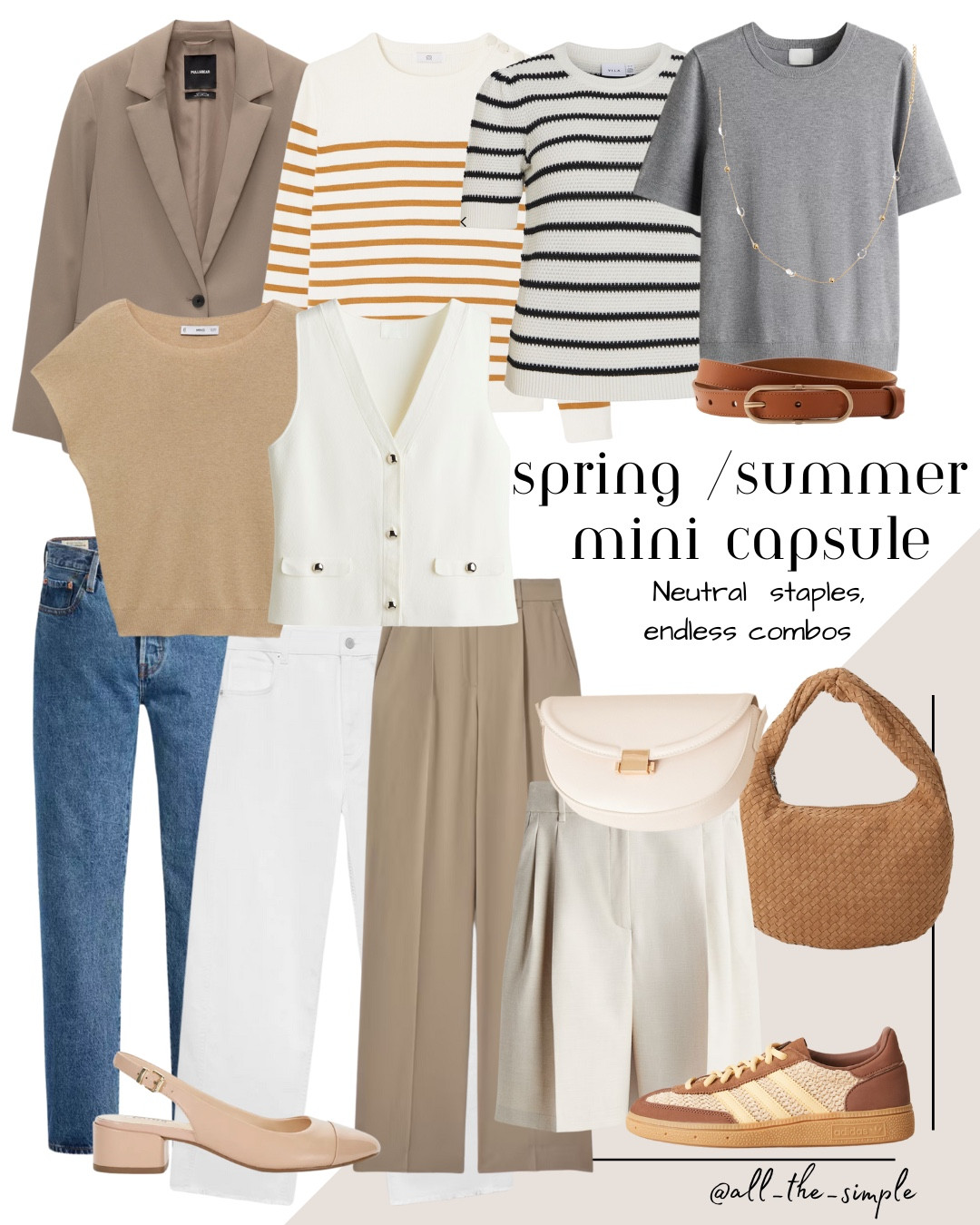 Neutral spring/ summer mini capsule 

#LTKstyletip #LTKuk #LTKsummer