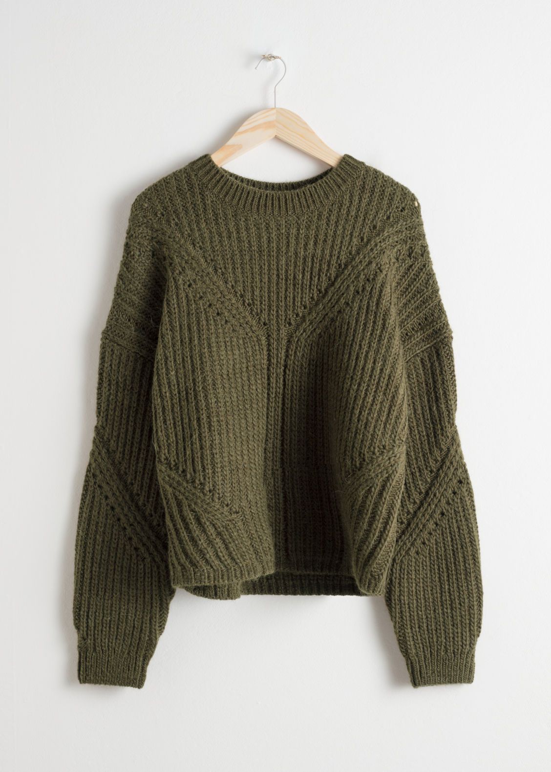 Oversized Curved Knit Sweater | & Other Stories (EU + UK)