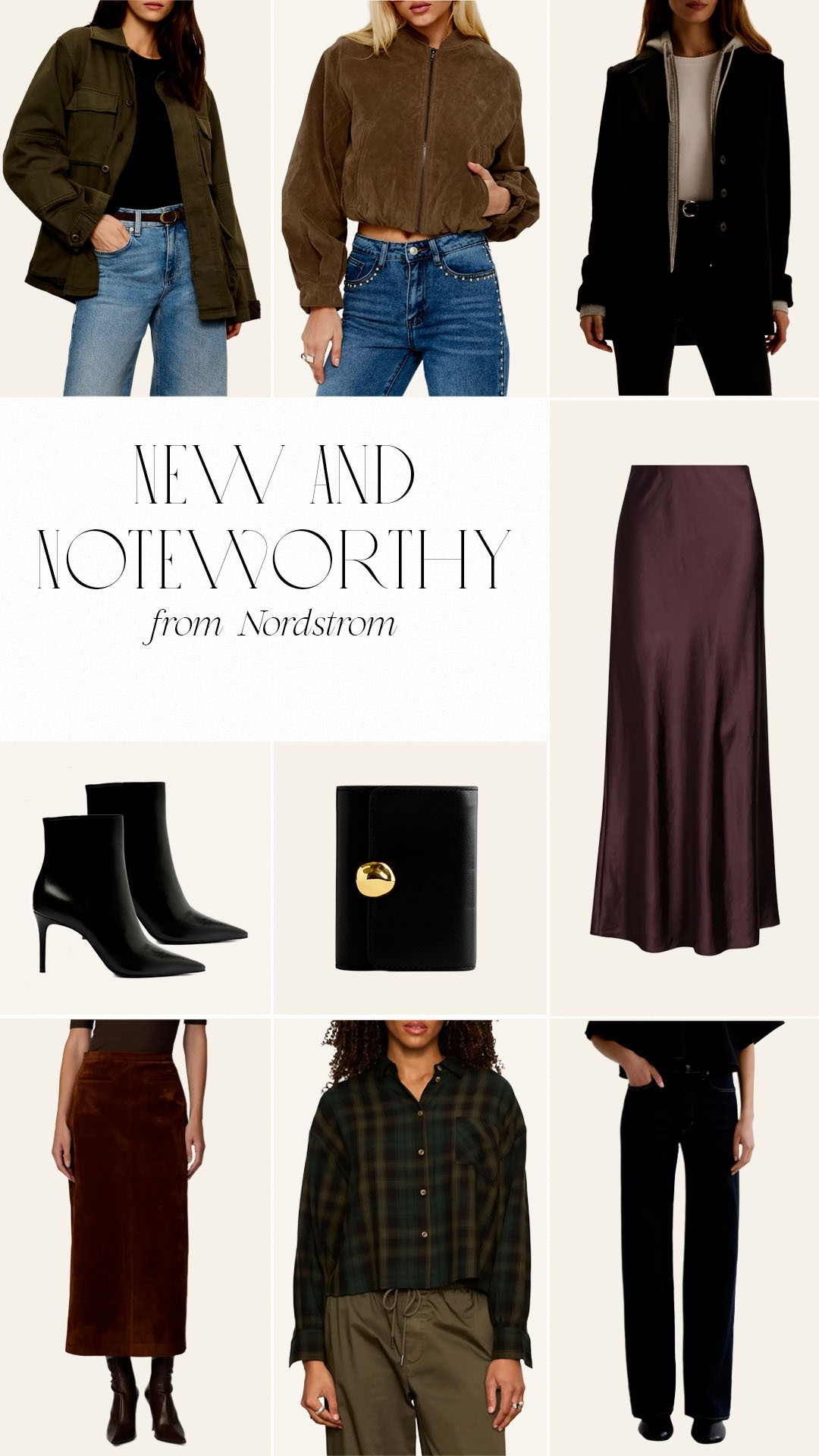 My four wish list bring on all the satin skirts, flannel plaid accents, and suede pieces, please!

#LTKootd #LTKSeasonal