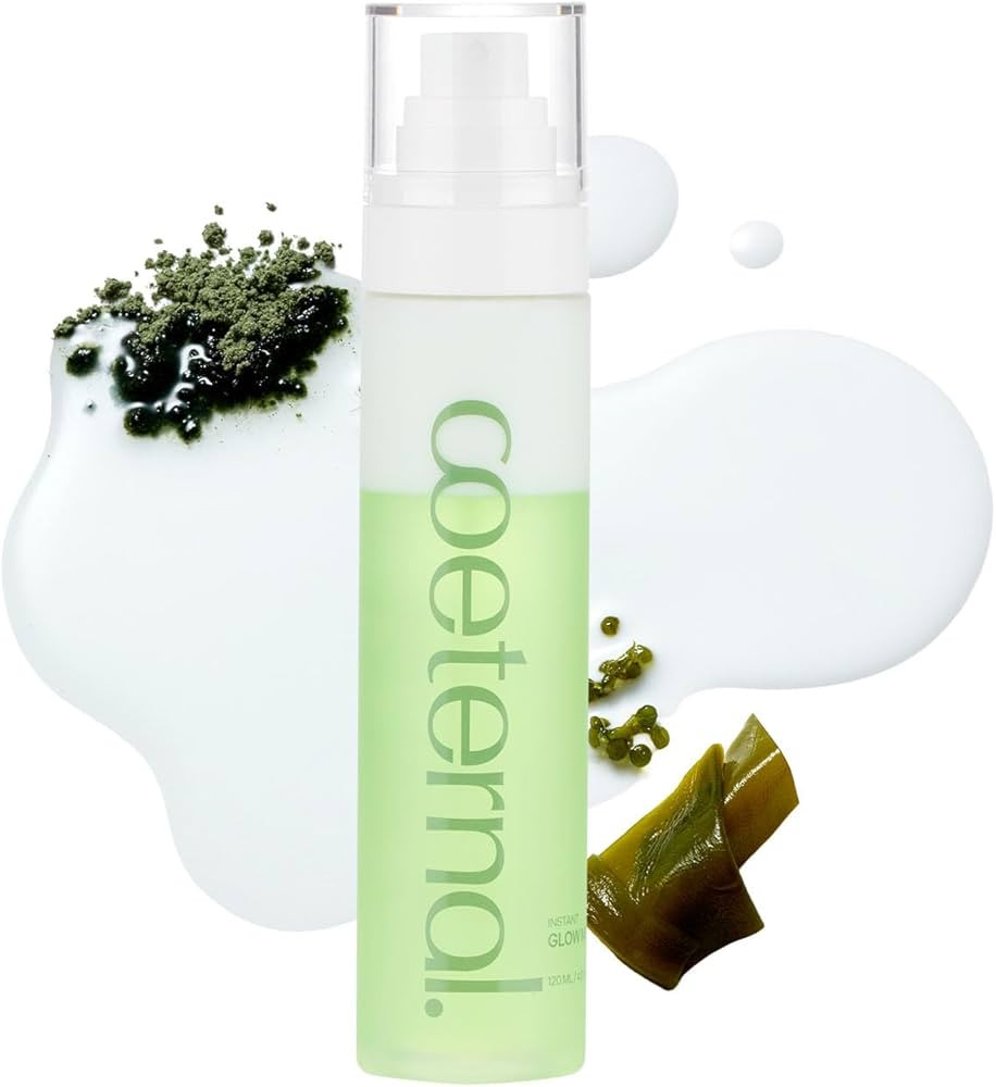 Instant Glow Mist, Hydrating Lightweight Korean Face Mist with Algae 11, Niacinamide and Turmeric... | Amazon (US)