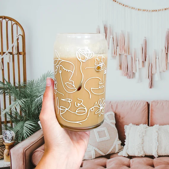 Beer Can Glass Soda Can Glass Abstract Aesthetic Glass | Etsy | Etsy (US)