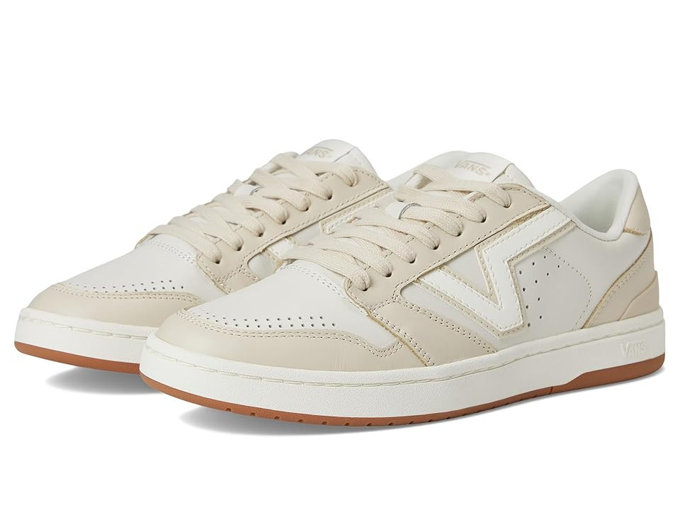 Vans Lowland 2.0 Shoes Marshmallow/True White : Men's 3.5 - Women's 5 Medium, Leather | Zappos