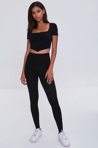 Basic Organically Grown Cotton Leggings | Forever 21 | Forever 21 (US)