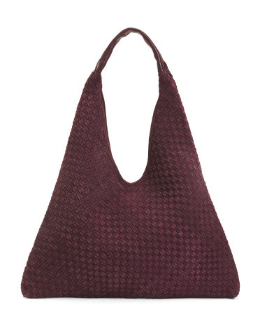 Suede Woven Hobo | TJ Maxx