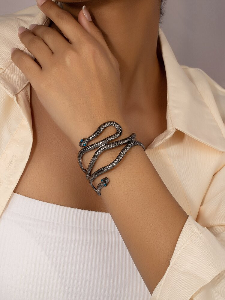 Snake Design Cuff Bangle | SHEIN