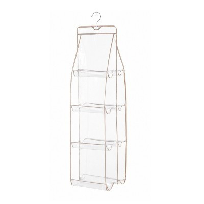 Home Collection Hanging Handbag Purse Organizer 8 Pocket Closet Storage A-Gray | Target