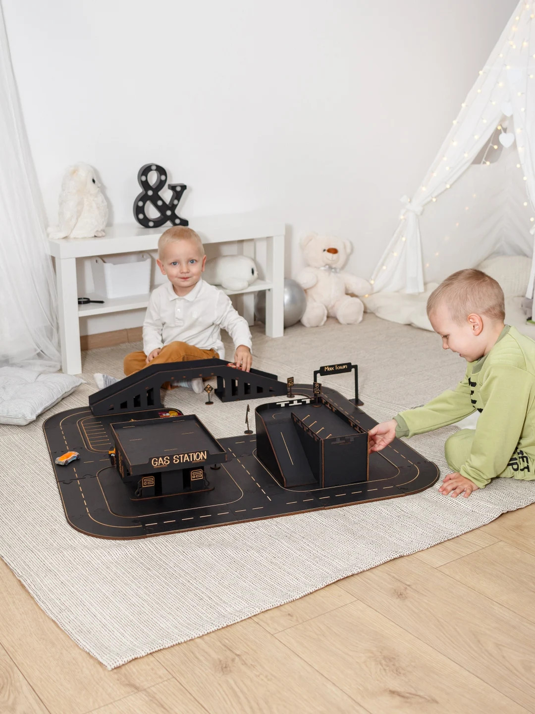 Birthday Boy Personalized Gifts, Wooden Road Track, Montessori, Track for Hot Wheels, Toddler Gif... | Etsy (US)