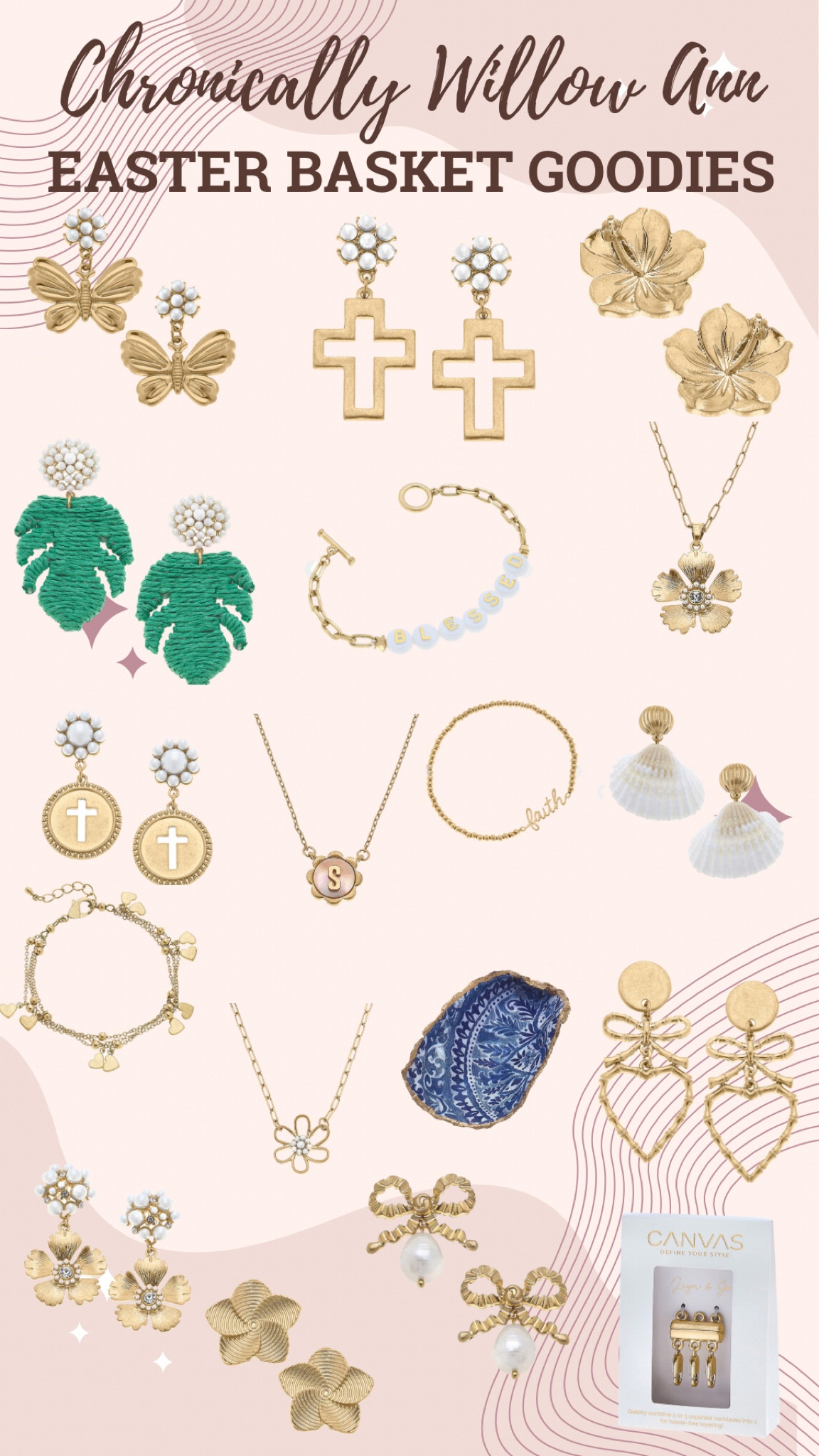 Really beautiful Easter basket jewlery! Perfect for any woman in your life. They are so elegant and really affordable. Jewlery to wear for Easter, Spring jewelry, bracelets, teen jewelry, tween jewelry, young adult jewelry, young woman jewelry, special jewelry for a special event, gifts
For her

#LTKstyletip #LTKGiftGuide #LTKbeauty