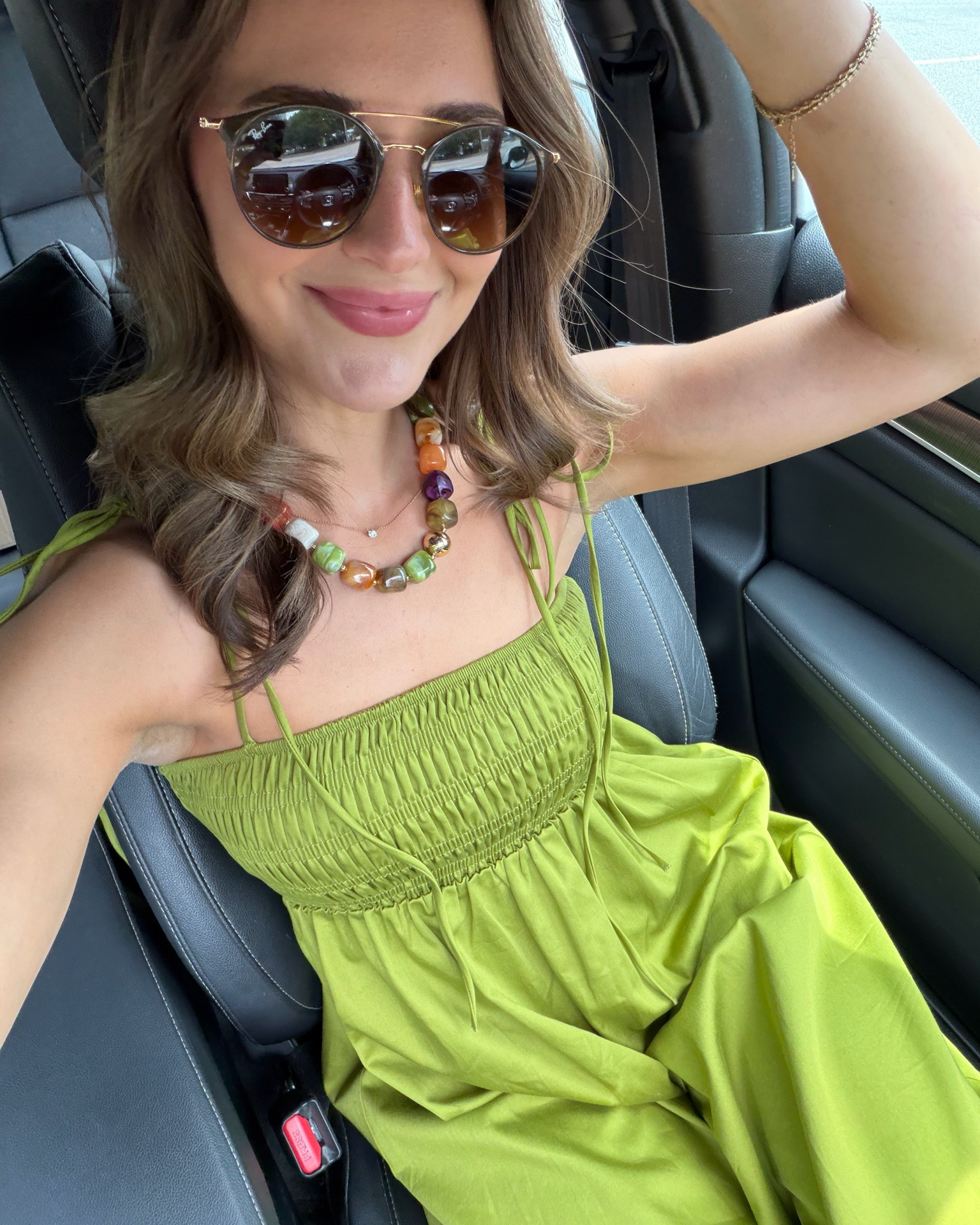 Shopping Day OOTD | obsessed with this green color for summer.

#LTKootd