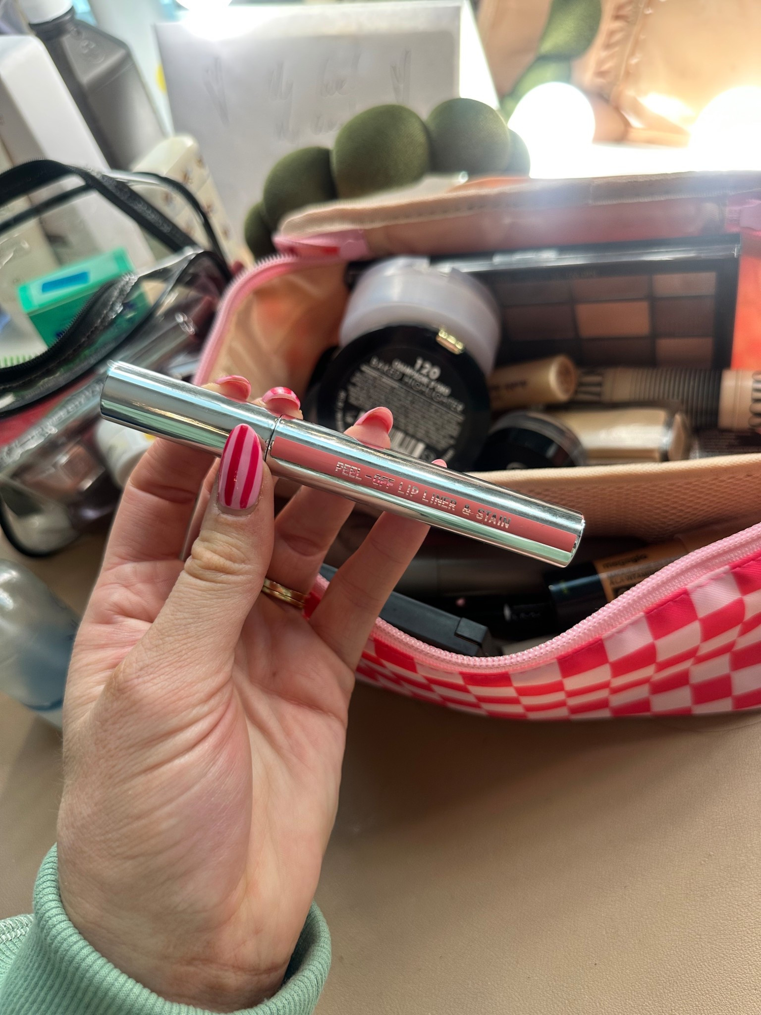 My favorite peel off lip stain. I get the color nude pink 

#LTKgrwm #LTKmomlife #LTKmorningroutine