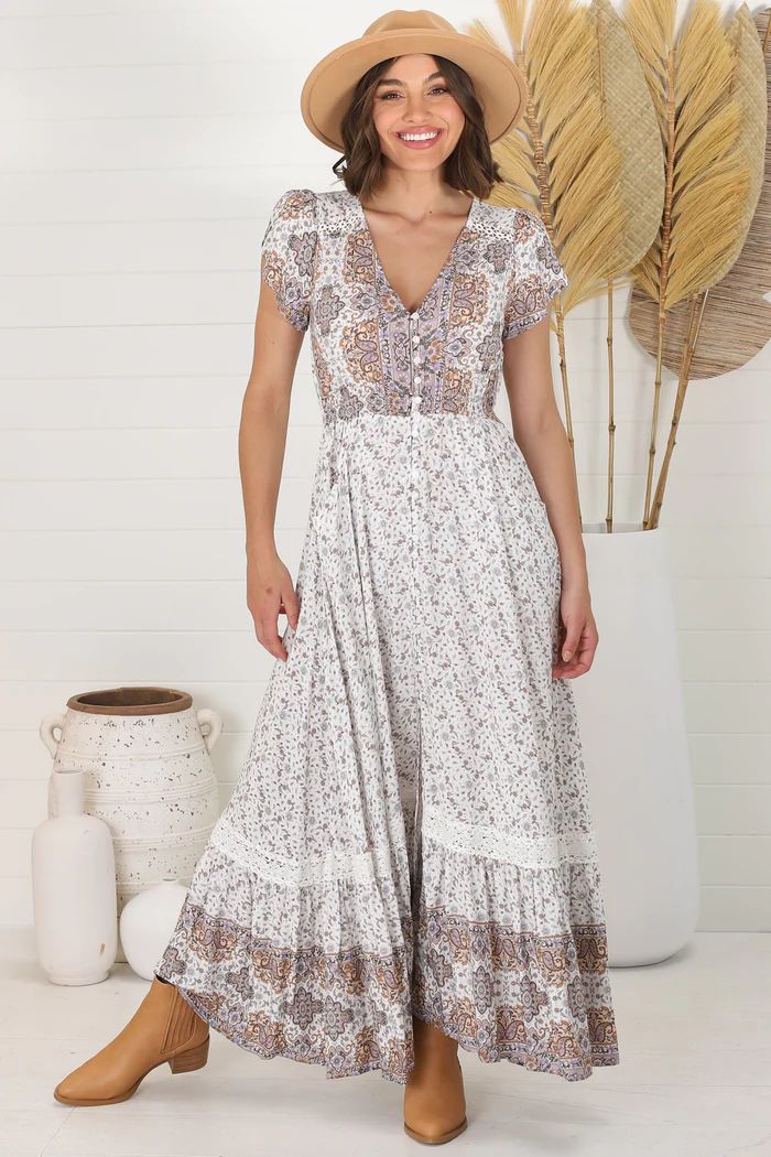 Carmen - Lulu Maxi Dress | Salty Crush