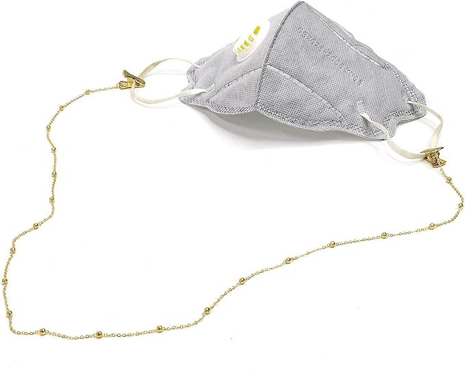 Multifunction 18K Gold Plated Mask Lanyard Glasses Lanyard Mask Holder Unisex Eyeglass Strap,Anti... | Amazon (US)