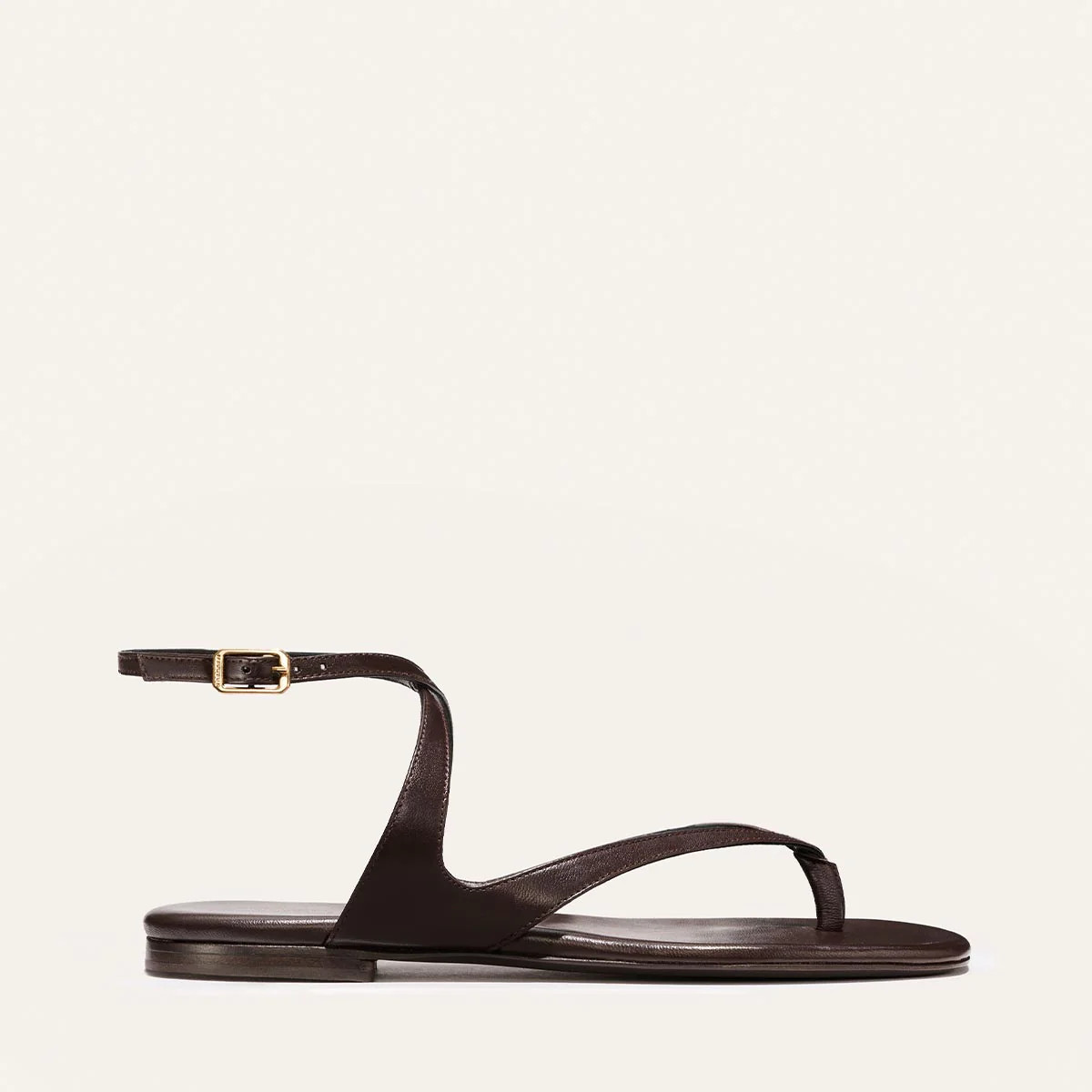 The Palermo Sandal - Espresso Nappa | Margaux