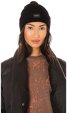 Rag & Bone Addison Beanie in Black from Revolve.com | Revolve Clothing (Global)