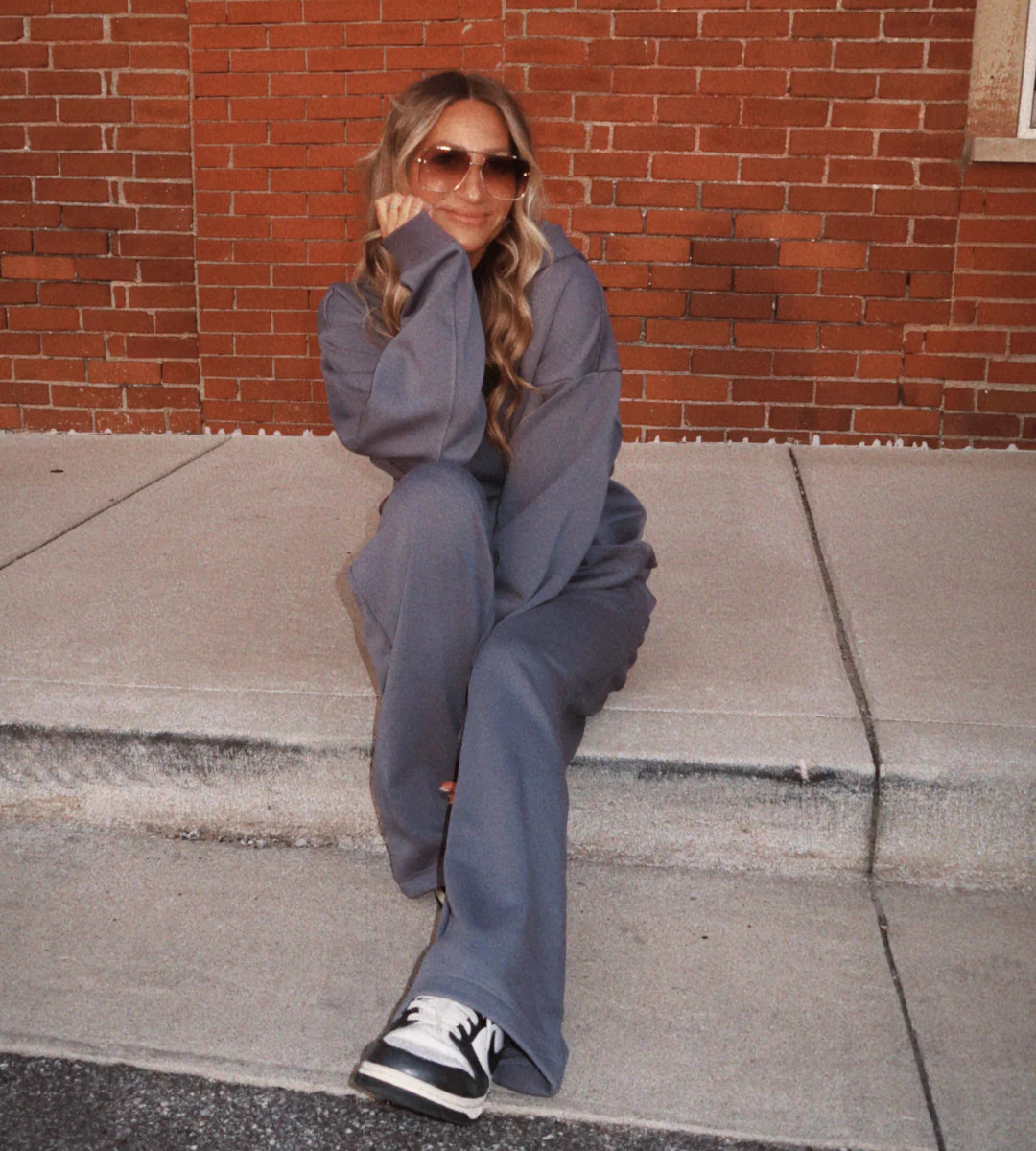 Slate Blue Sweatpants | Hill x Sarah