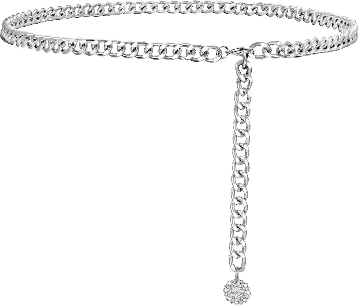 Gold Metal Waist Chain, Adjustable Body Chain | Amazon (US)