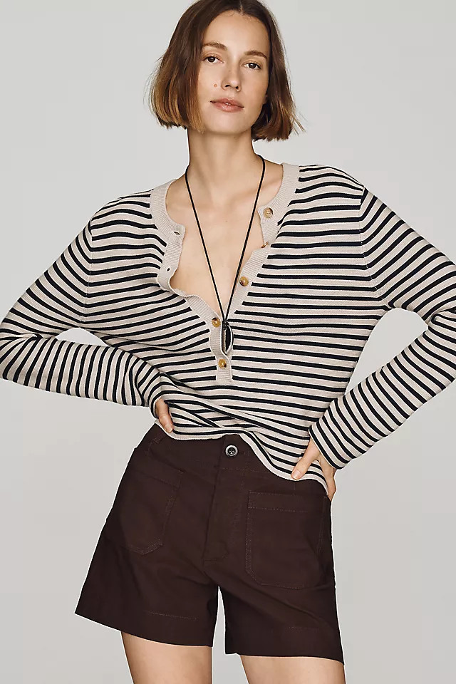 Colette High-Rise Longline Shorts | Anthropologie (US)