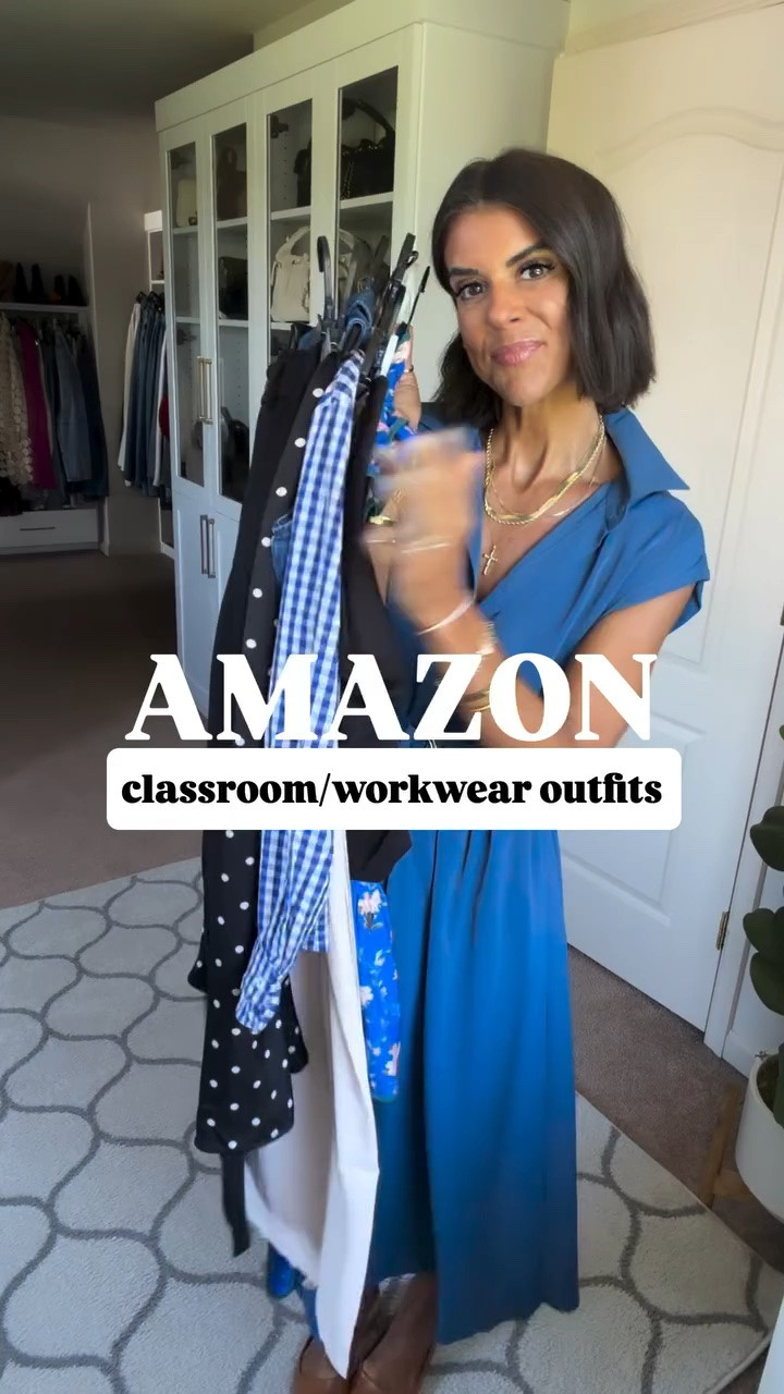 Amazon classroom:workwear outfits! I’m 5’5 and in size small in all except trousers- size xs in those.

#LTKgrwm #LTKdayinmylife #LTKootd