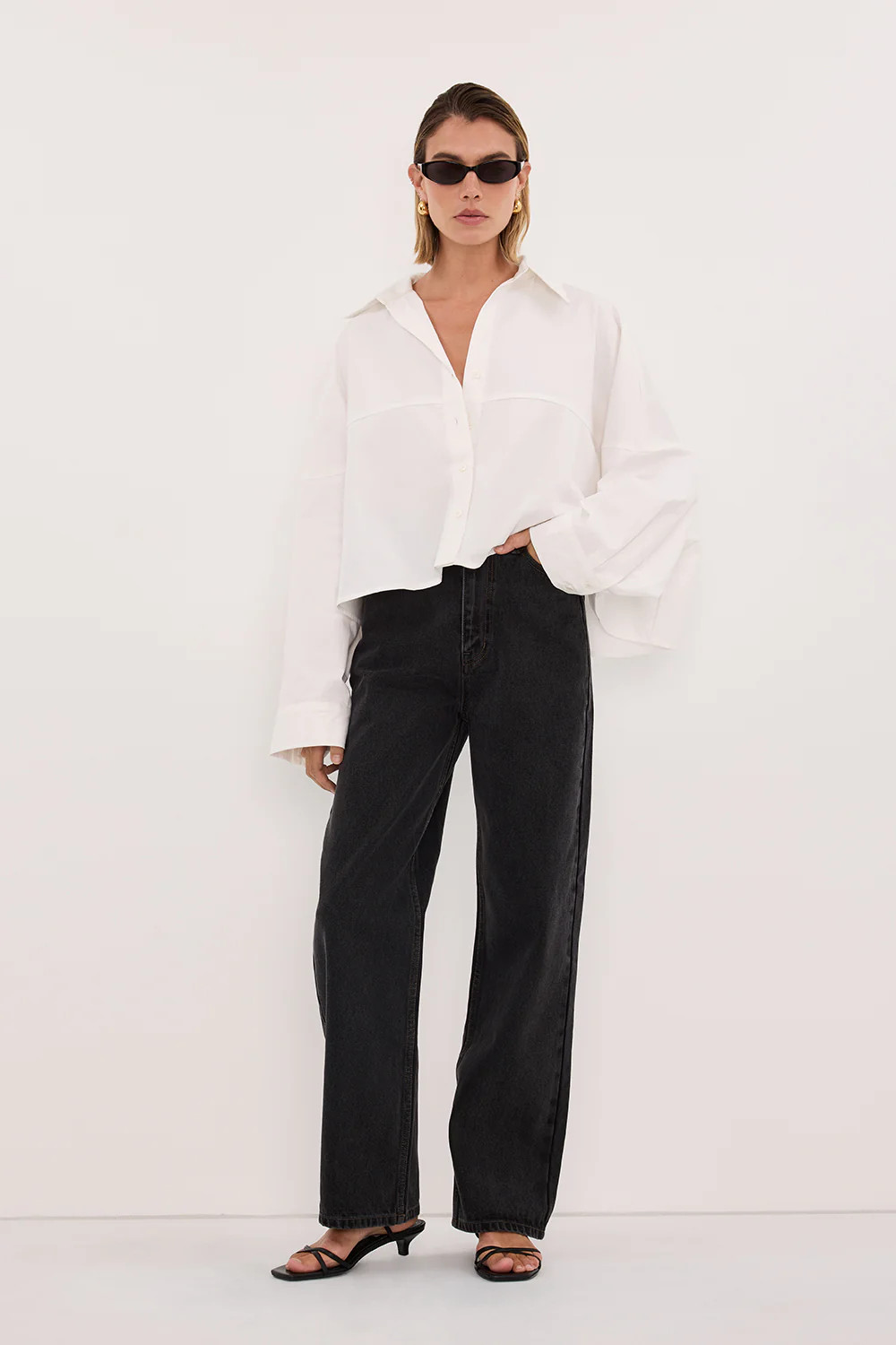 WESTIN BLACK RINSE STRAIGHT JEAN | DISSH