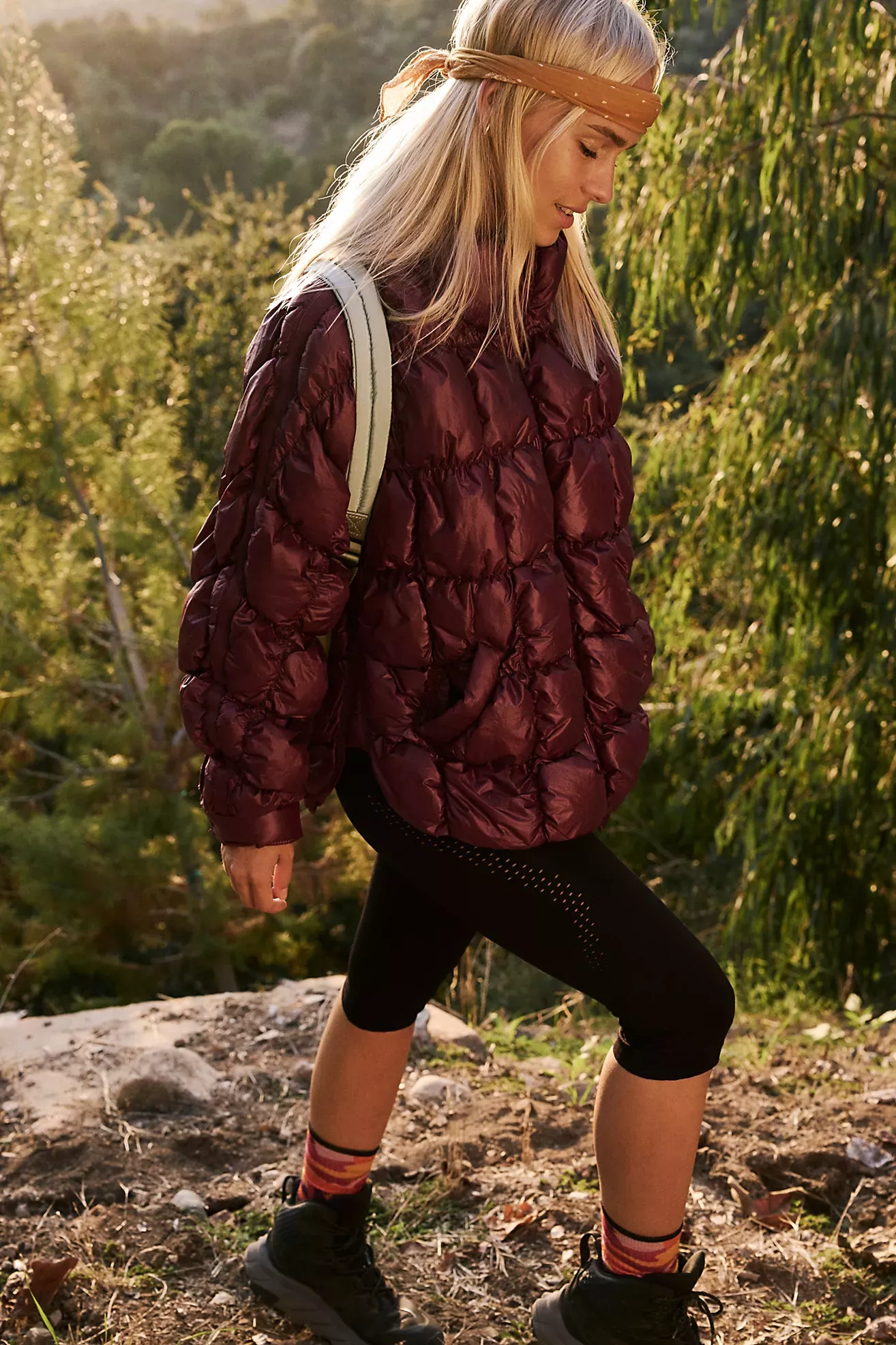 Scrunchy Glossy Pippa Packable Puffer Jacket