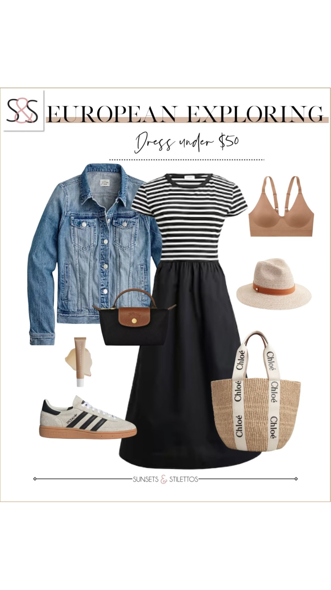 Spring dress season is right around the corner! Layer this with a denim jean jacket and sneakers with a neutral tote bag for an outfit refresh that will work from the living room to the boardwalk! 

Sunsets and Stilettos, travel vacation, adidas sneakers 

#LTKSeasonal #LTKOver40 #LTKTravel