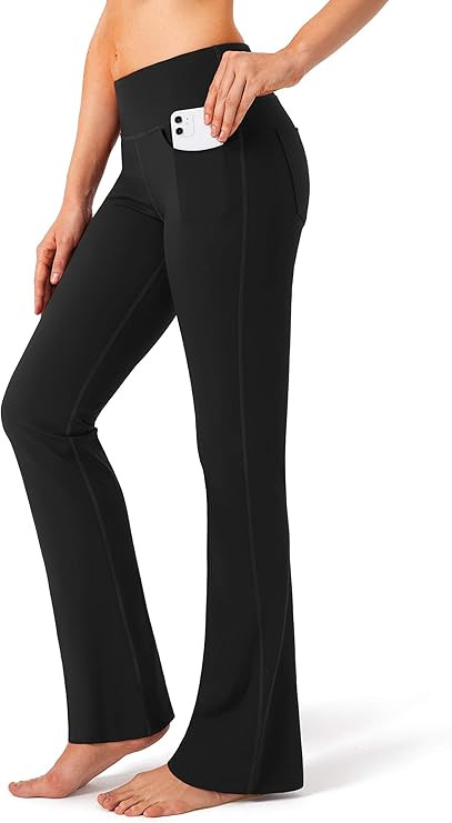 G Gradual Women's Yoga Pants with Pockets Flare Leggings High Waist Yoga Dress Pants Tall Bootcut... | Amazon (US)