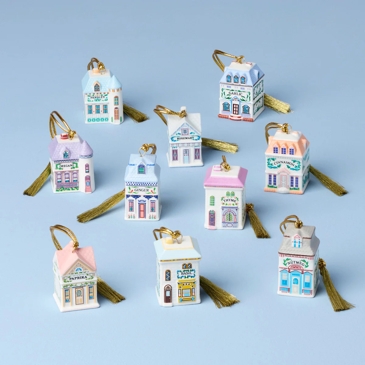 Lenox Village 10-Piece Ornament Set | Lenox