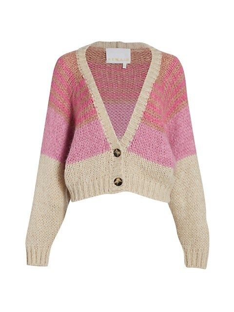 Esther Colorblock Striped Cardigan | Saks Fifth Avenue