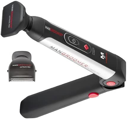 MANGROOMER Ultimate Pro Back Shaver with 2 Shock Absorber Flex Heads, Power Hinge, Extreme Reach ... | Amazon (US)