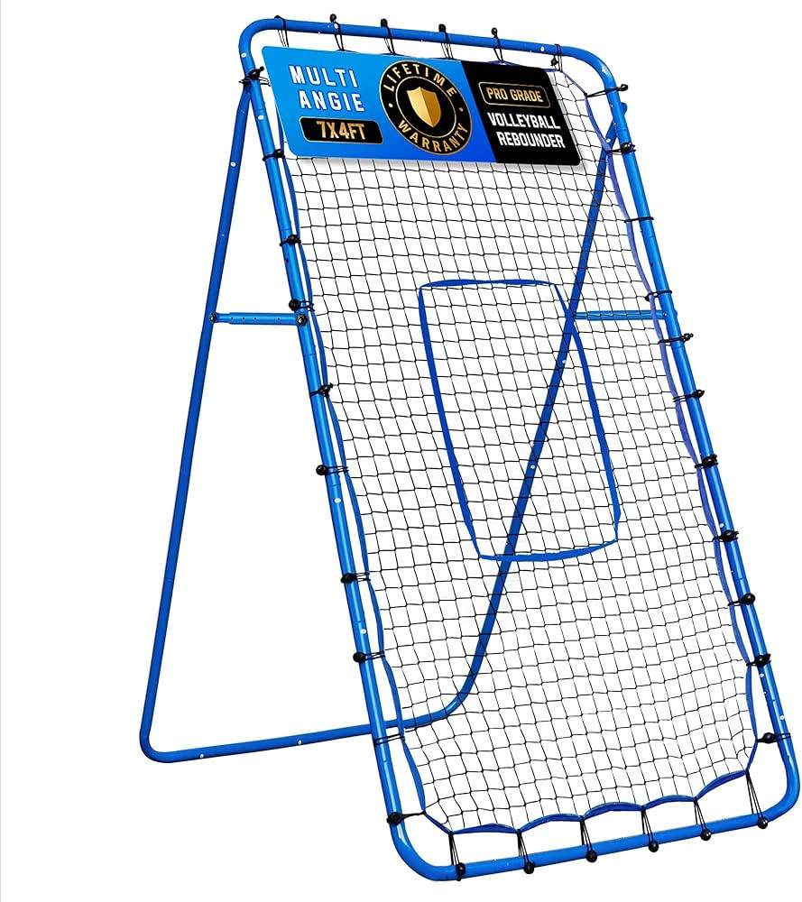 Volleyball Baseball Rebounder Net, Softball Rebounder Pitchback Net Quick Adjustments, Quick Adju... | Amazon (US)