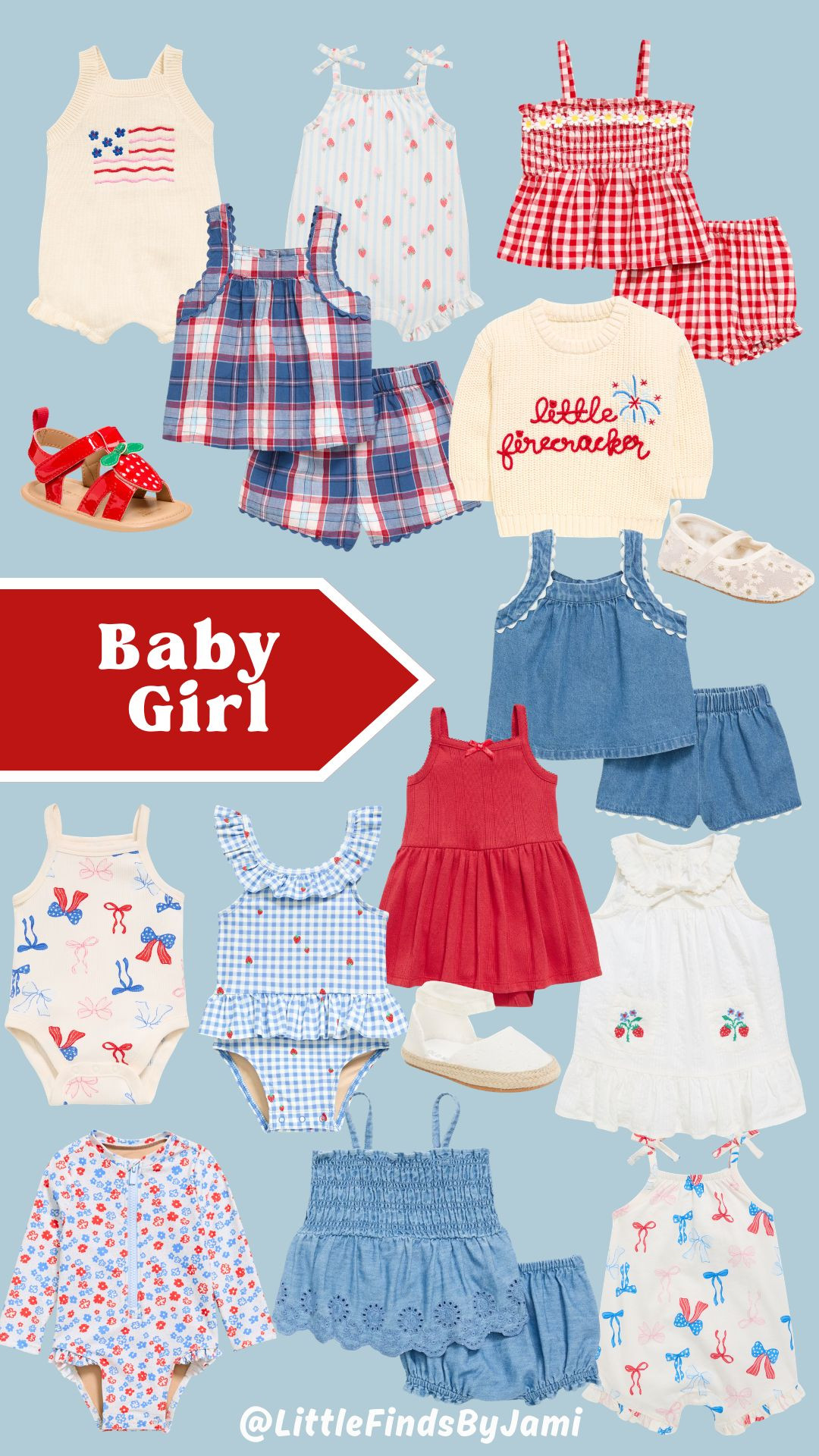Baby girl 4th of July outfits at Old Navy. Cute trendy kids. Summer outfit. Set. Dress. Romper. Swim. Girl mom. Cute trendy kids.

#LTKBaby #LTKmomlife #LTKSaleAlert