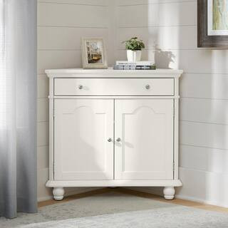 StyleWell Dowden Ivory Corner Cabinet JS-3704-A - The Home Depot | The Home Depot