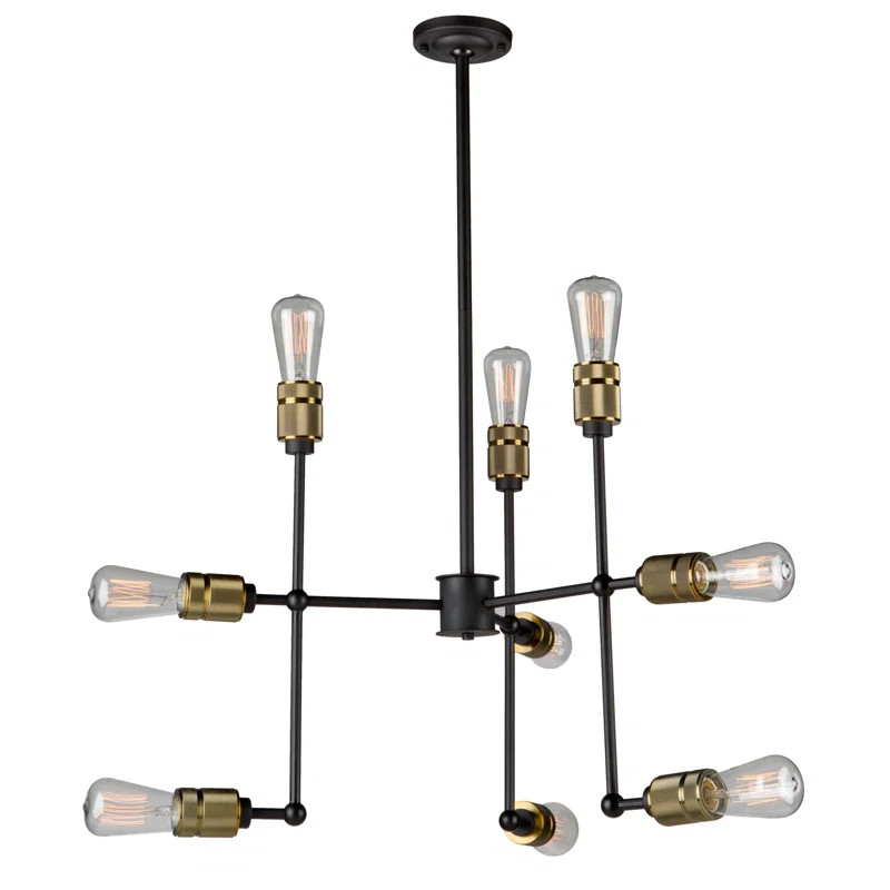 Gilfillan 9 - Light Sputnik Modern Linear Chandelier | Wayfair North America