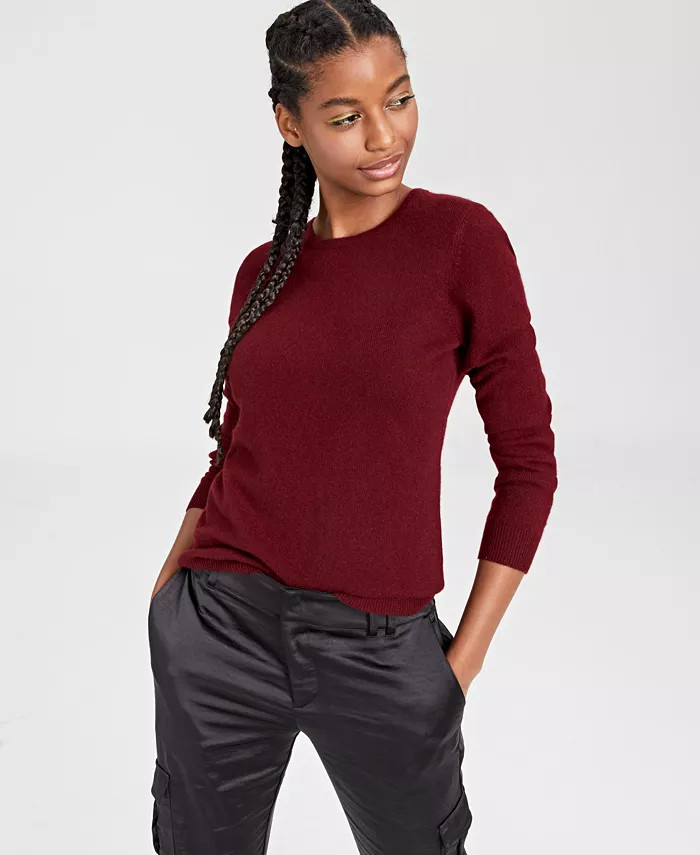 Charter Club
          
        
  
      
          Women's 100% Cashmere Crewneck Sweater, In R... | Macys (US)