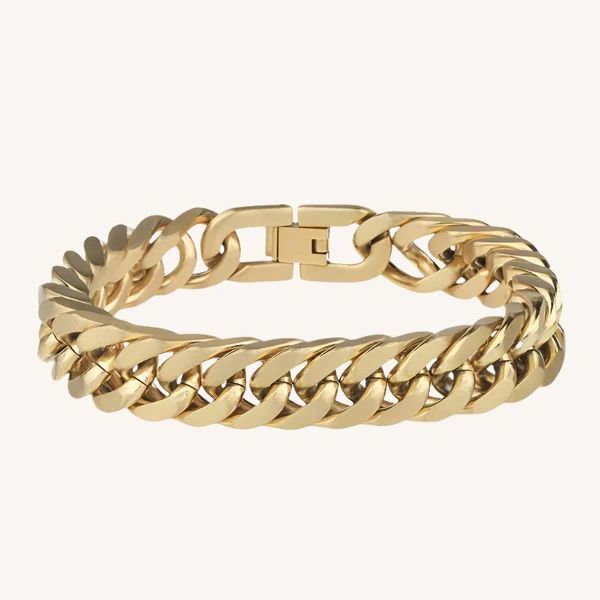 Matte Gold Heirloom Chopin Chain Bracelet | Victoria Emerson