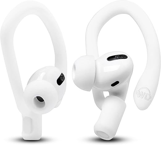 WC HookZ - Patented Upgraded Over Ear Hooks for AirPods Pro 1, 2 & AirPods 1, 2 & 3- Two Size Pai... | Amazon (US)