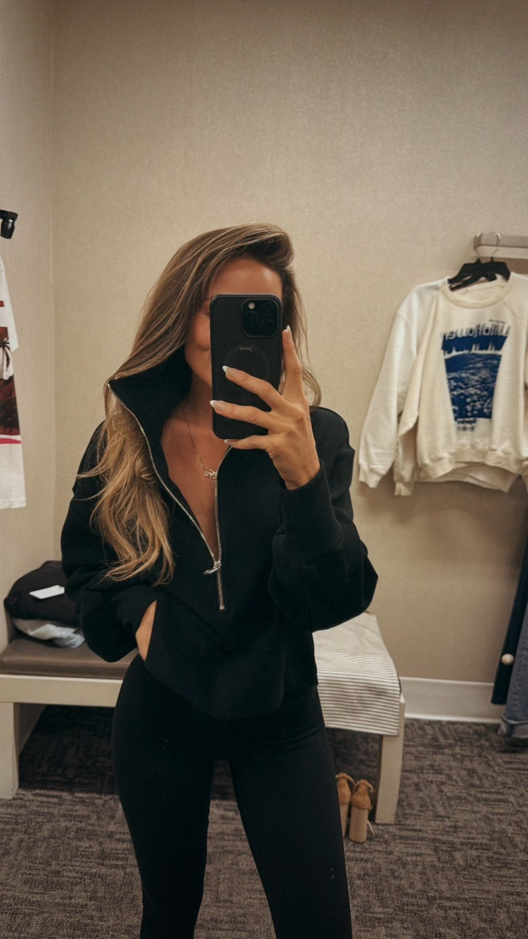 Nordstrom anniversary sale 
Xs in both 

#LTKActive #LTKSaleAlert #LTKTravel