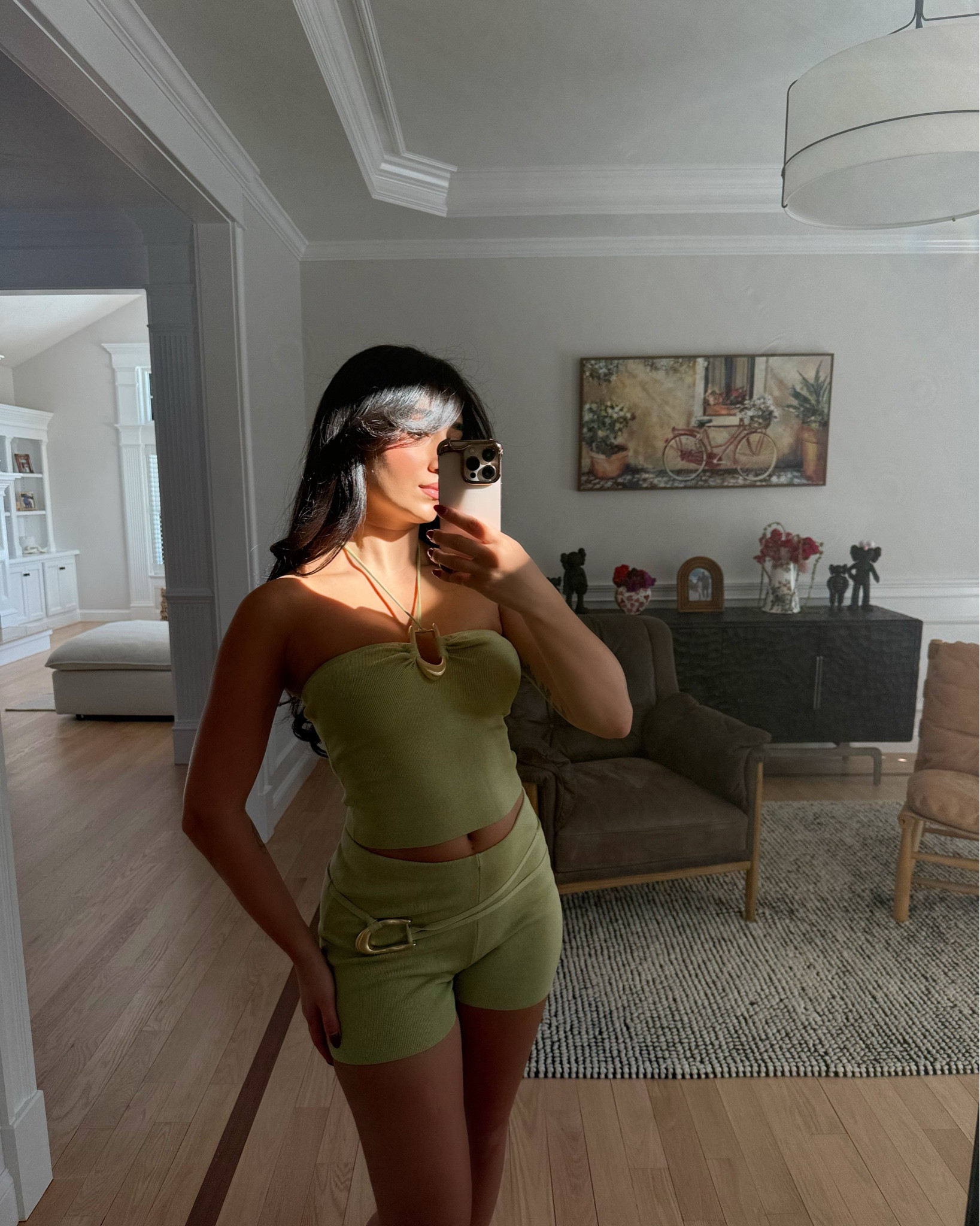 The other items aren’t on their site yet but will update when they are. I’m wearing a size xs in everything 
