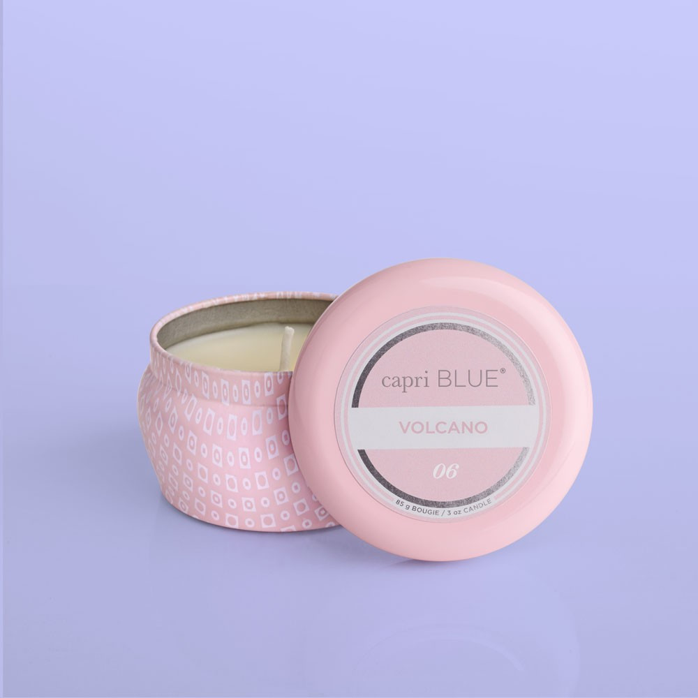 Volcano Bubblegum Mini Tin, 3 oz | Capri Blue | Capri-Blue