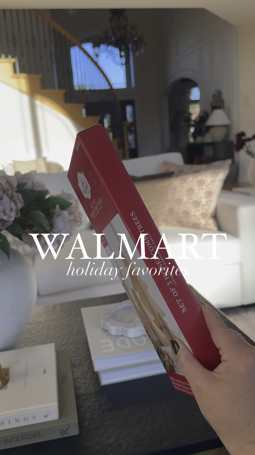 Walmart honeycomb trees under $9! They are great quality and look just like the designer version @walmart #walmartfinds #walmarthome #walmart 

#LTKSaleAlert #LTKVideo #LTKSeasonal