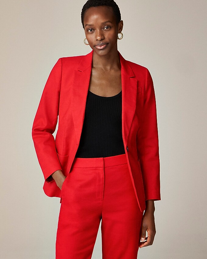 Helena blazer in stretch linen blend | J. Crew US