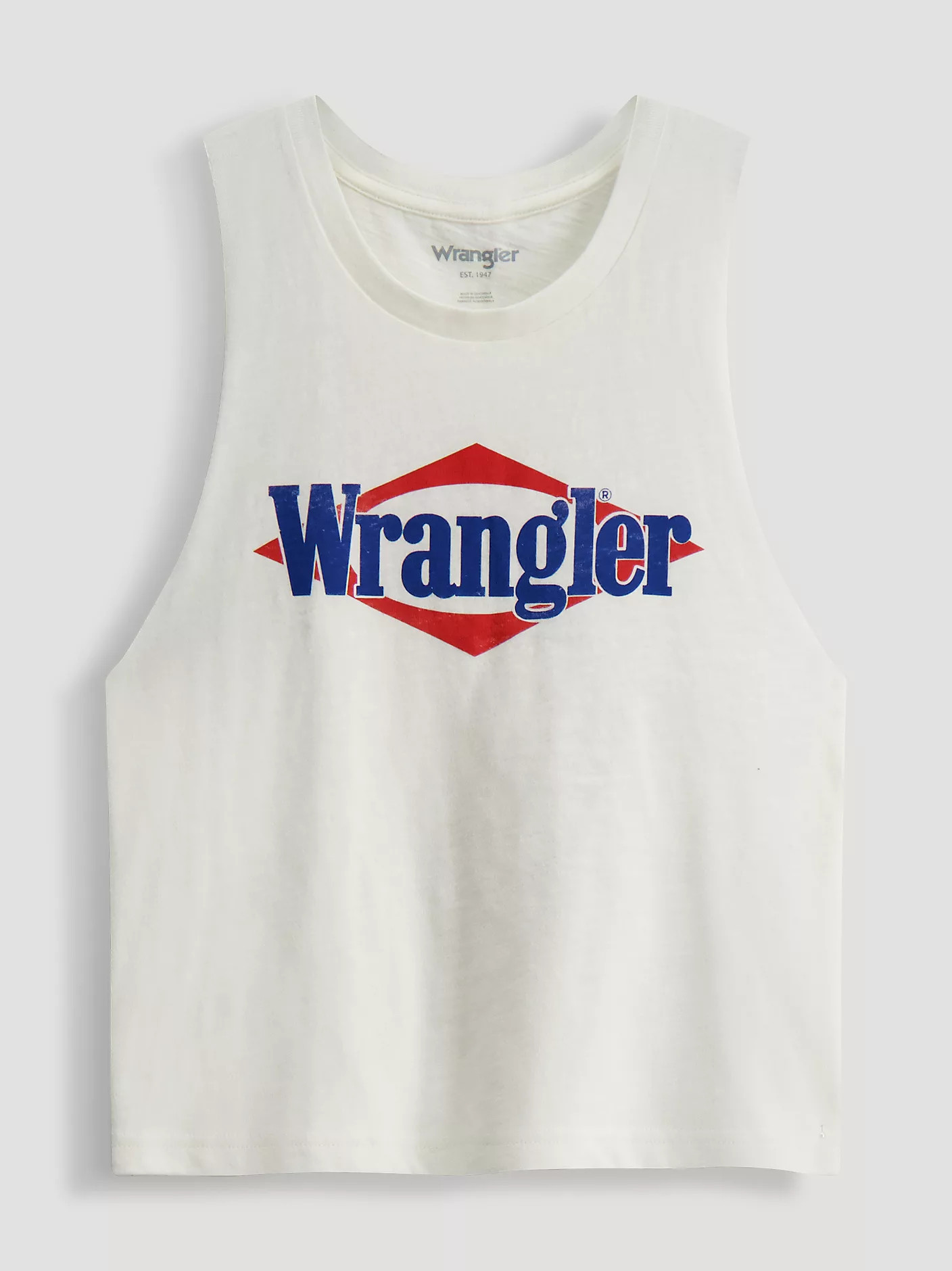 Wrangler Triangle Logo Crop Festival Tank | Wrangler