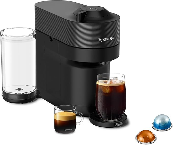 Nespresso Vertuo Pop+ Coffee and Espresso Machine by De'Longhi, Liquorice Black | Amazon (US)