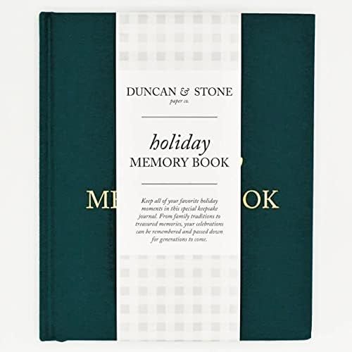 Holiday Memory Book by Duncan & Stone - Emerald | Family Photo Scrapbook Album | Seasonal Traditions | Amazon (US)