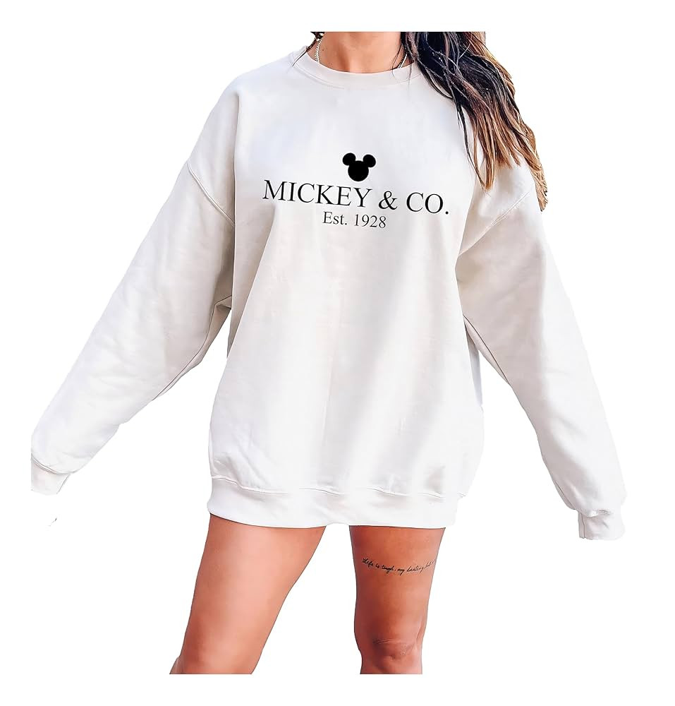 M.ickey & C.o Sweatshirt, Vacation Sweatshirt, Mouse Sweatshirt,Family Matching Sweatshirt, Trip ... | Amazon (US)
