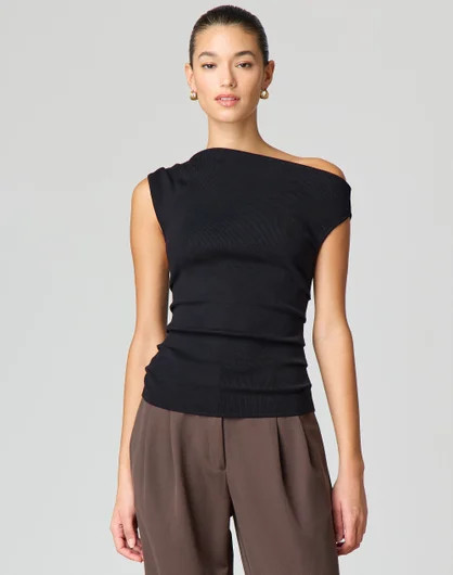 Ruched Knit Off Shoulder Top | Glassons (Australia)