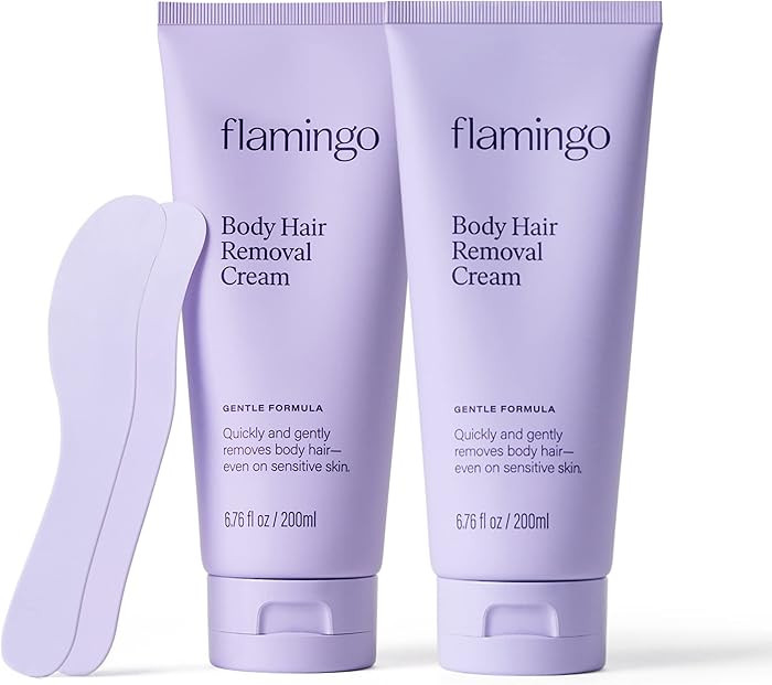 Flamingo Women's Body Hair Removal Cream - (2 Pack) 6.76 fl oz - Removes Hair from Legs, Arms, Un... | Amazon (US)